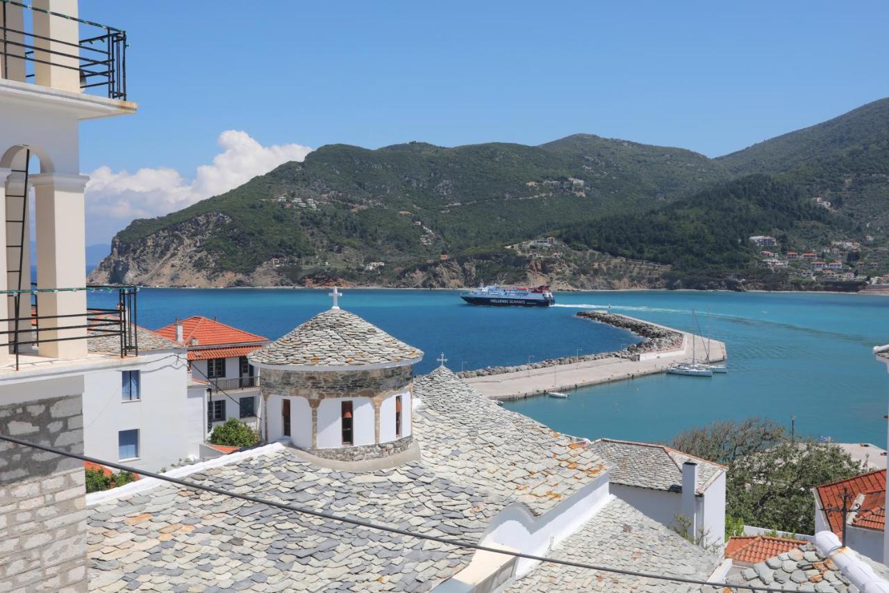 Skopelos House In Castle Panormos  Buitenkant foto