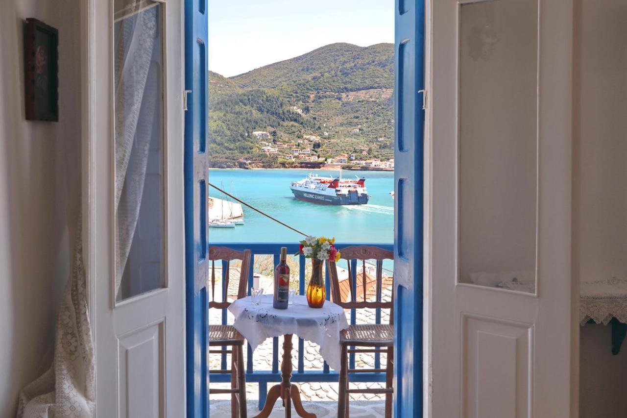 Skopelos House In Castle Panormos  Buitenkant foto